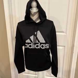 Adidas black hoodie, climawarm, size S